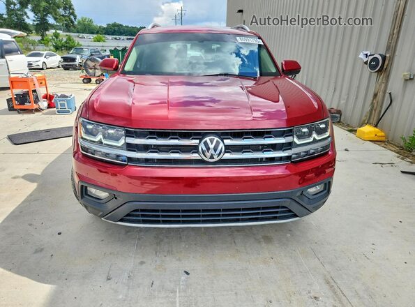 1V2CR2CA0JC536173 2018 VOLKSWAGEN ATLAS Red Вид спереду