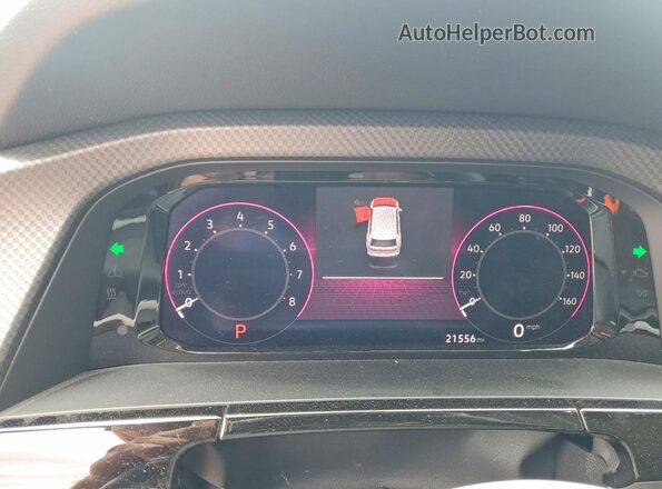 1V2CR2CA0RC552014 2024 VOLKSWAGEN ATLAS Зеленый Вид щитка приборов