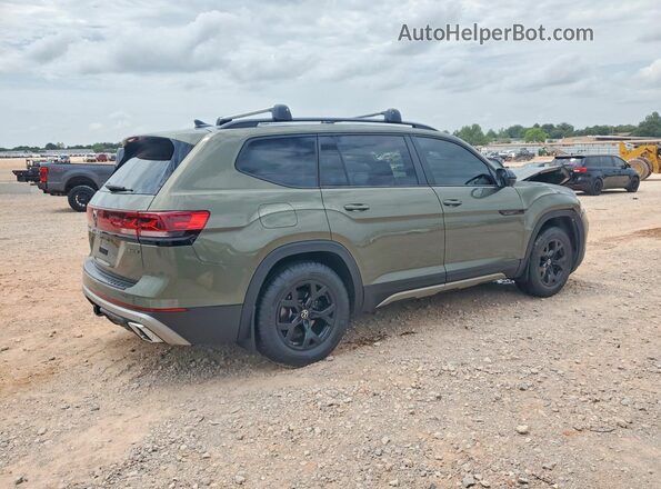 1V2CR2CA0RC552014 2024 VOLKSWAGEN ATLAS Зеленый Задняя правая четверть