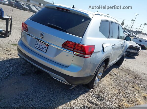 1V2CR2CA3JC505385 2018 VOLKSWAGEN ATLAS Серебряный Задняя правая четверть