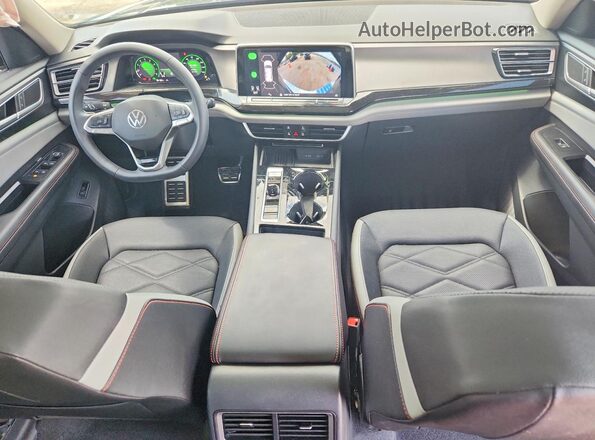 1V2CR2CA6SC543291 2025 VOLKSWAGEN ATLAS Black Vista del salpicadero