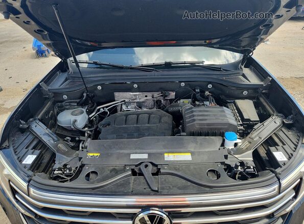 1V2CR2CA6SC543291 2025 VOLKSWAGEN ATLAS Black Vista del compartimento del motor