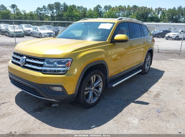 1V2CR2CAXJC545429 2018 VOLKSWAGEN ATLAS Желтый Передняя левая четверть
