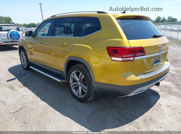 1V2CR2CAXJC545429 2018 VOLKSWAGEN ATLAS Желтый Задняя левая четверть