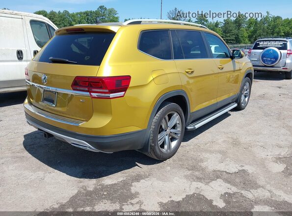 1V2CR2CAXJC545429 2018 VOLKSWAGEN ATLAS Желтый Задняя правая четверть