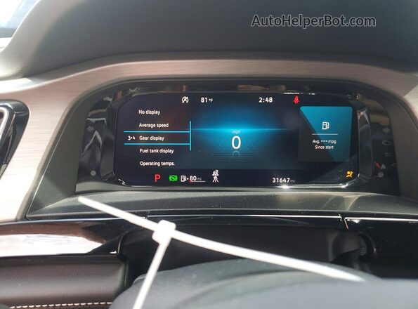 1V2DE2CA2RC211097 2024 VOLKSWAGEN ATLAS Black ხელსაწყოთა პანელის ხედი