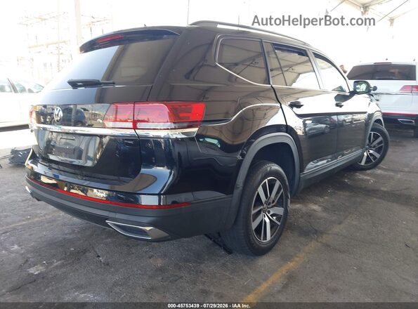 1V2DP2CA0NC507451 2022 VOLKSWAGEN ATLAS Black Задня права чверть