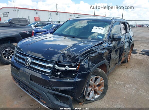 1V2DP2CA2JC600577 2018 VOLKSWAGEN ATLAS Black Przód lewy