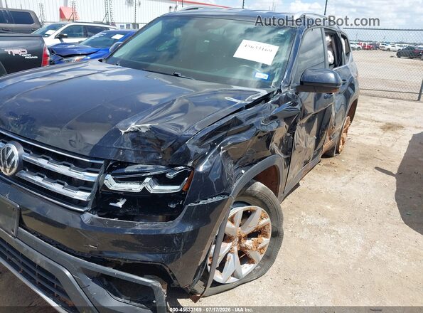 1V2DP2CA2JC600577 2018 VOLKSWAGEN ATLAS Black Widok z przodu