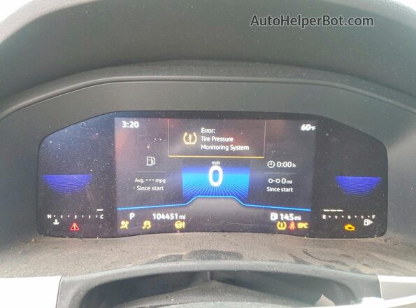 1V2DP2CA2NC532884 2022 VOLKSWAGEN ATLAS White Вид щитка приладів