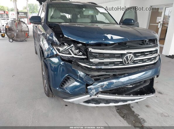 1V2DP2CA2NC565786 2022 VOLKSWAGEN ATLAS Dark Blue Widok z przodu