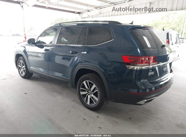 1V2DP2CA2NC565786 2022 VOLKSWAGEN ATLAS Dark Blue Tył lewy