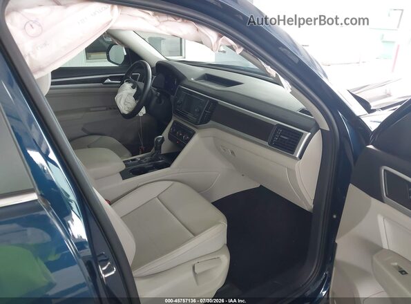 1V2DP2CA2NC565786 2022 VOLKSWAGEN ATLAS Dark Blue Widok wnętrza z przodu