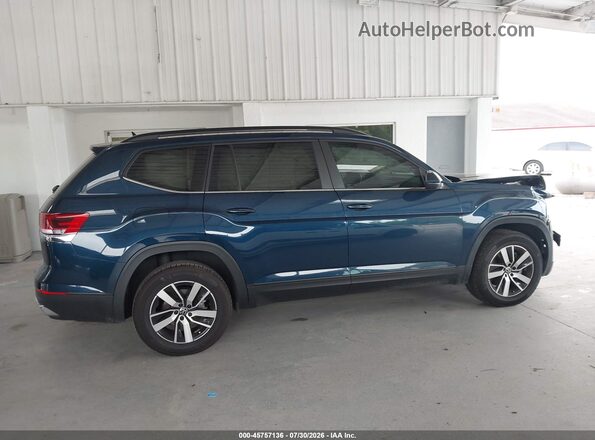 1V2DP2CA2NC565786 2022 VOLKSWAGEN ATLAS Dark Blue Widok wnętrza z tyłu