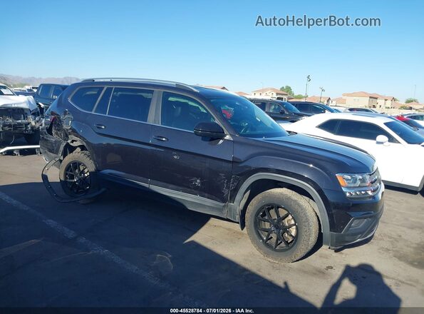 1V2DP2CA3JC594353 2018 VOLKSWAGEN ATLAS Black Вид спереду