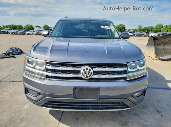 1V2DP2CA6KC573059 2019 VOLKSWAGEN ATLAS Gray წინა ხედი