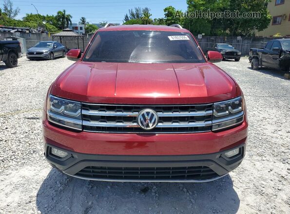 1V2DP2CA7JC591942 2018 VOLKSWAGEN ATLAS Red Vista frontal