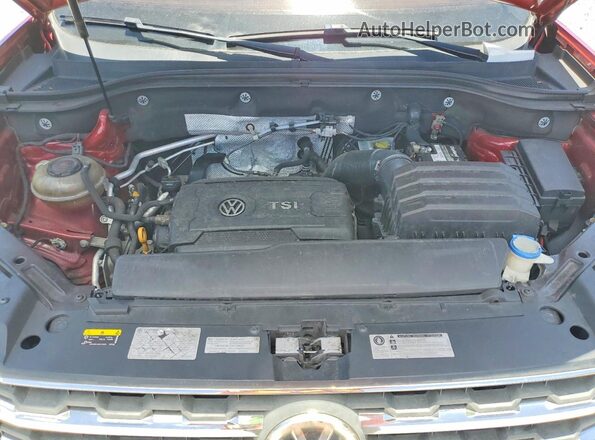 1V2DP2CA7JC591942 2018 VOLKSWAGEN ATLAS Red Vista interior trasera
