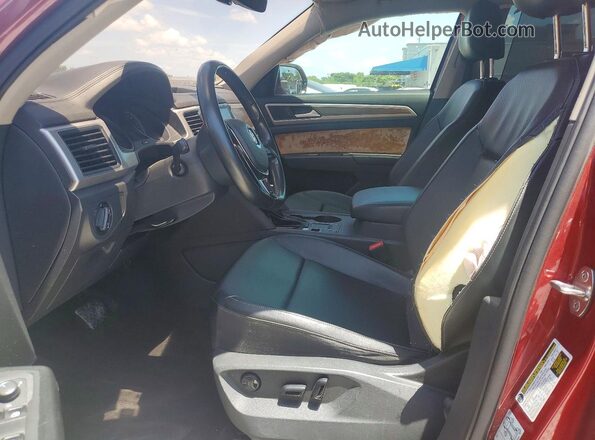 1V2DP2CA7JC591942 2018 VOLKSWAGEN ATLAS Red Vista interior delantera