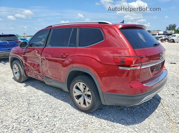 1V2DP2CA7JC591942 2018 VOLKSWAGEN ATLAS Red Trasero izquierdo