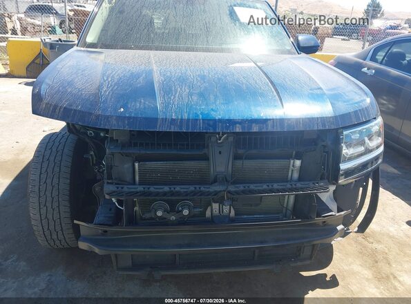 1V2DP2CA7KC573796 2019 VOLKSWAGEN ATLAS Blue Vista frontal