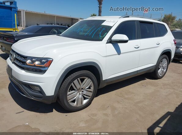 1V2DR2CA0JC517014 2018 VOLKSWAGEN ATLAS White Przód lewy