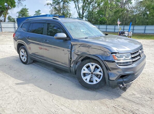 1V2DR2CA0JC537554 2018 VOLKSWAGEN ATLAS Gray Przód prawy