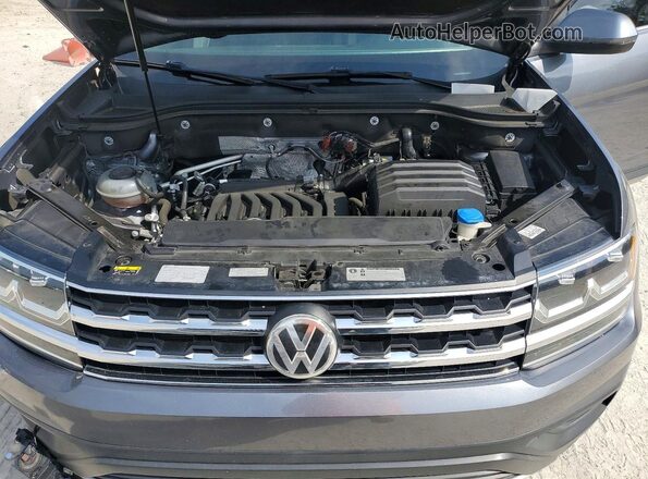 1V2DR2CA0JC537554 2018 VOLKSWAGEN ATLAS Gray Widok komory silnika