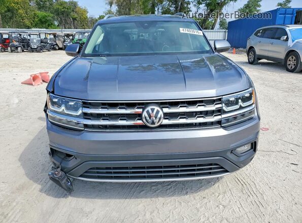 1V2DR2CA0JC537554 2018 VOLKSWAGEN ATLAS Gray Widok z przodu