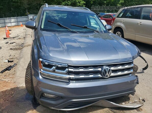 1V2DR2CA0JC561921 2018 VOLKSWAGEN ATLAS Gray Вид спереду