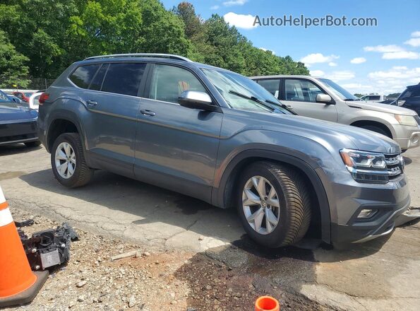 1V2DR2CA0JC561921 2018 VOLKSWAGEN ATLAS Gray Передня права чверть