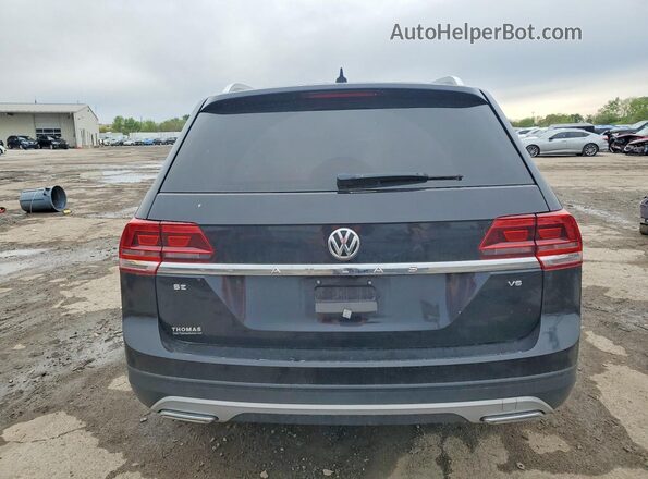 1V2DR2CA1JC590103 2018 VOLKSWAGEN ATLAS Black Widok z tyłu