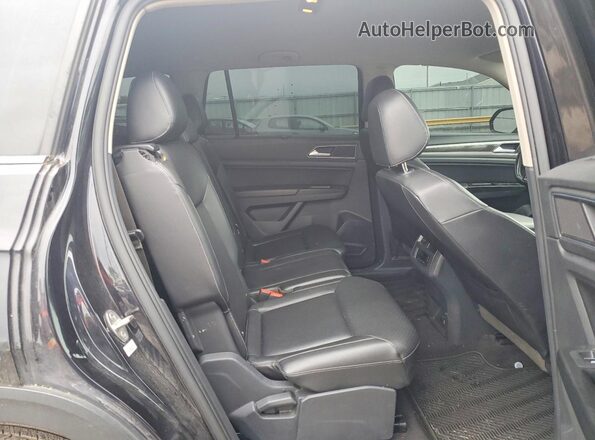 1V2DR2CA1JC590103 2018 VOLKSWAGEN ATLAS Black Widok wnętrza z tyłu