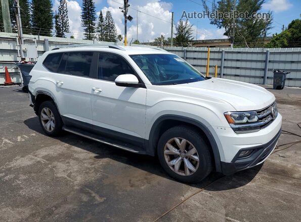 1V2DR2CA2JC581751 2018 VOLKSWAGEN ATLAS White Передня права чверть