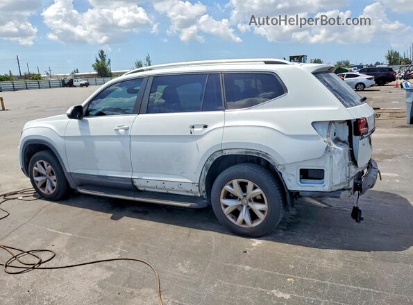 1V2DR2CA2JC581751 2018 VOLKSWAGEN ATLAS White Задня ліва чверть