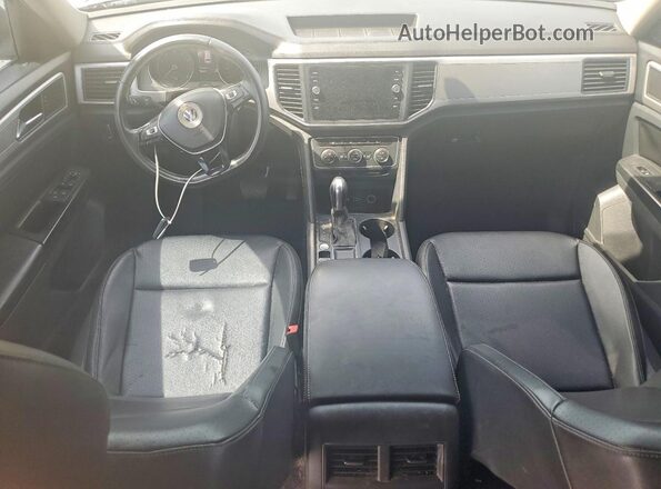1V2DR2CA3KC552986 2019 VOLKSWAGEN ATLAS Black წინა პანელის ხედი