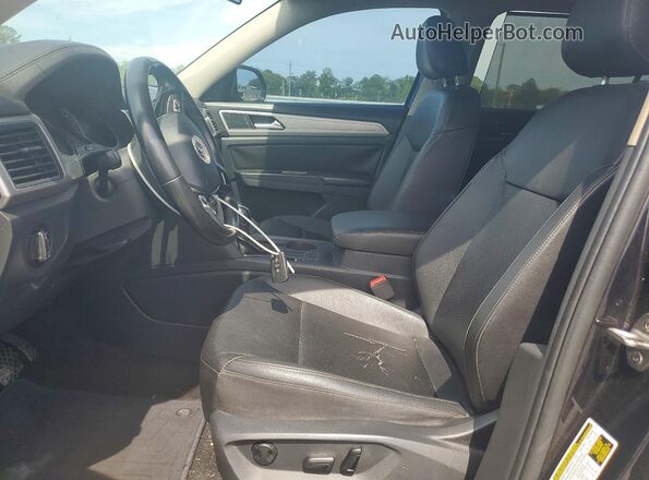 1V2DR2CA3KC552986 2019 VOLKSWAGEN ATLAS Black წინა სალონის ხედი