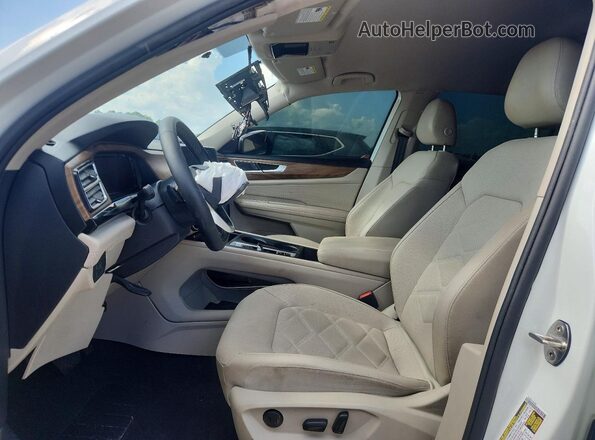 1V2DR2CA3SC553376 2025 VOLKSWAGEN ATLAS Белый Вид салона спереди