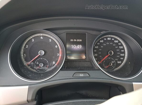 1V2DR2CA4JC585137 2018 VOLKSWAGEN ATLAS Gray Widok zestawu wskaźników