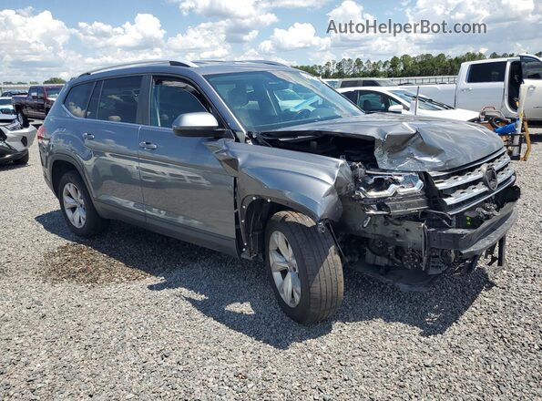 1V2DR2CA4JC585137 2018 VOLKSWAGEN ATLAS Gray Przód prawy