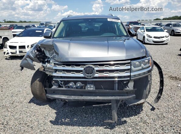 1V2DR2CA4JC585137 2018 VOLKSWAGEN ATLAS Gray Widok z przodu