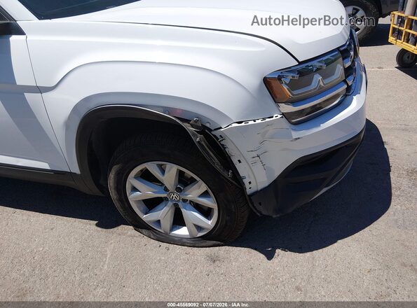 1V2DR2CA5JC587544 2018 VOLKSWAGEN ATLAS White Vista del cuadro de instrumentos