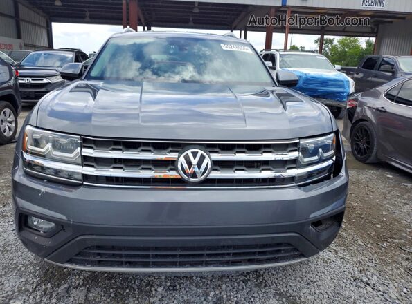 1V2DR2CA6JC569960 2018 VOLKSWAGEN ATLAS Gray Դիմացի տեսք