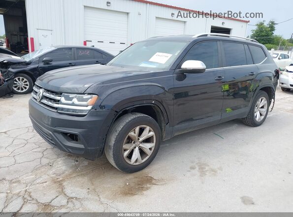 1V2DR2CA6KC538967 2019 VOLKSWAGEN ATLAS Black Vista tres cuartos delantera izquierda