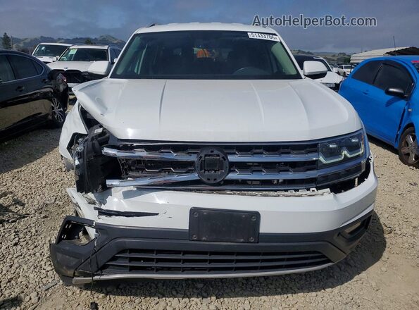 1V2DR2CA7KC605446 2019 VOLKSWAGEN ATLAS White Widok z przodu