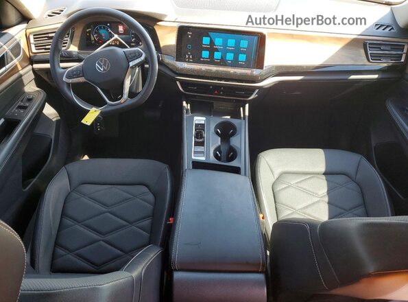 1V2DR2CA7RC608342 2024 VOLKSWAGEN ATLAS Black წინა პანელის ხედი