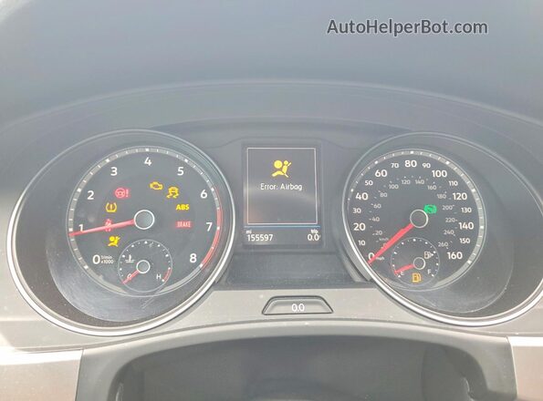 1V2DR2CA8KC597356 2019 VOLKSWAGEN ATLAS Gray ხელსაწყოთა პანელის ხედი