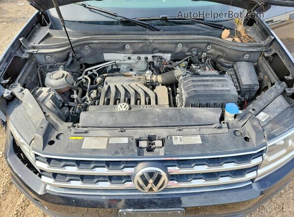 1V2DR2CA9KC562454 2019 VOLKSWAGEN ATLAS Black Вид підкапотного простору