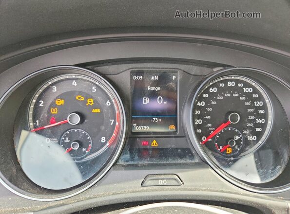 1V2DR2CA9KC562454 2019 VOLKSWAGEN ATLAS Black Вид щитка приладів