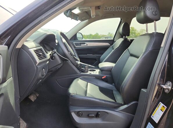 1V2DR2CA9KC562454 2019 VOLKSWAGEN ATLAS Black Вид салону спереду
